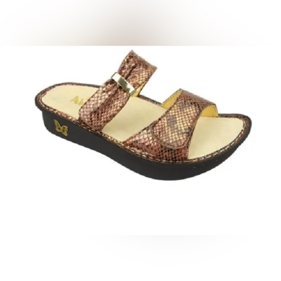 Alegria Shoes - NEW Alegria Karmen Riches size 42 Women Sandals Brown Gold US 11 Comfort